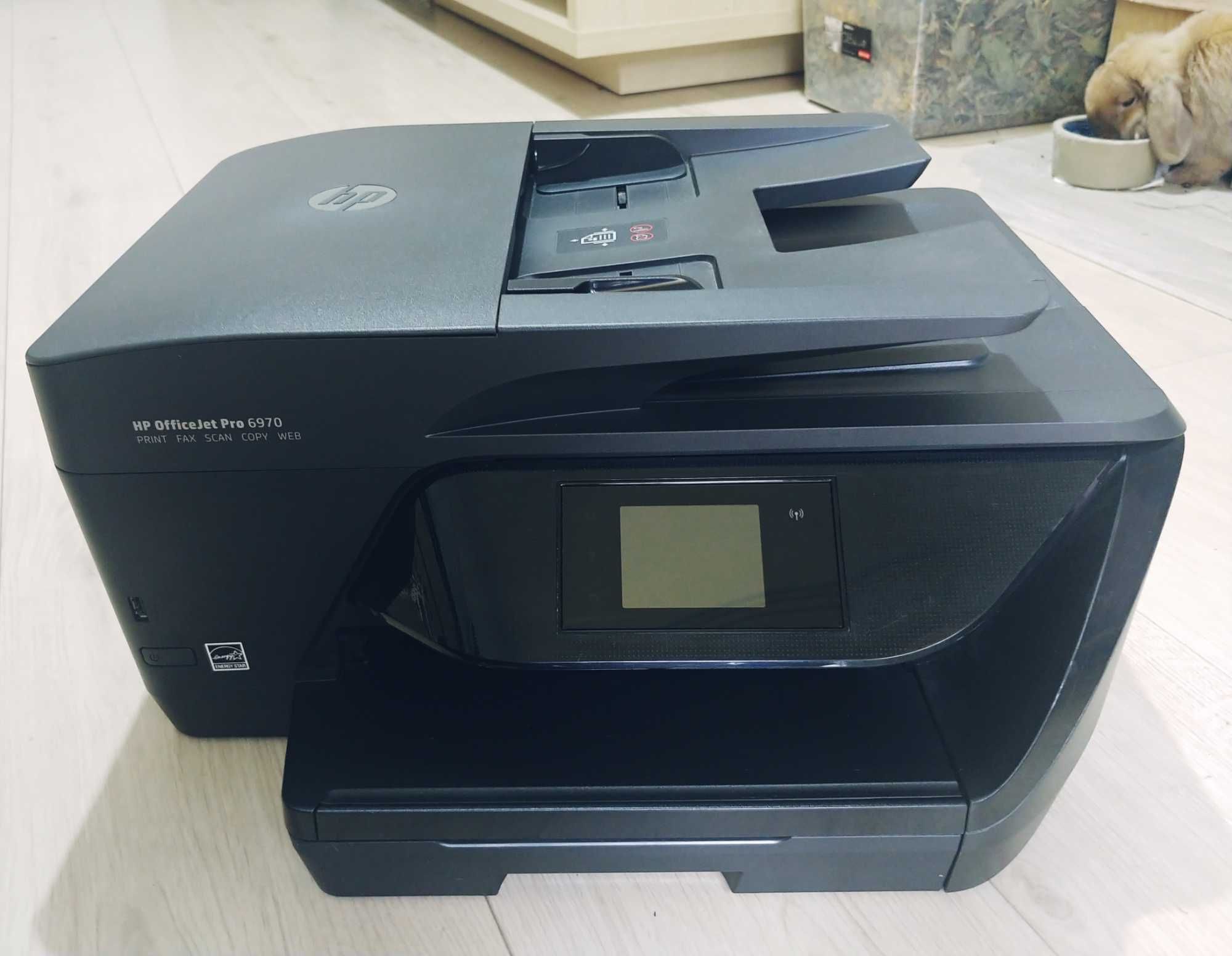 Drukarka HP OfficeJet Pro 6970 z uszkodzoną głowicą drukującą