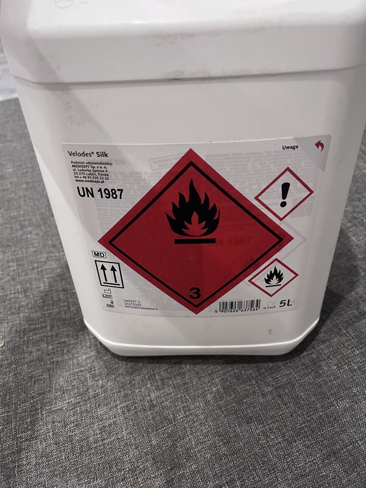 VELODES SILK 5L Płyn do dezynfekcji rąk