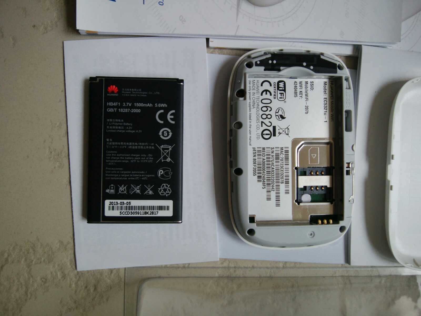 3G Wi-Fi роутер Huawei EC5321u-1  скорость 14,7 Мбит/с