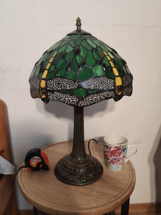 Lampa witrażowa w stylu Tiffany duża 48cm