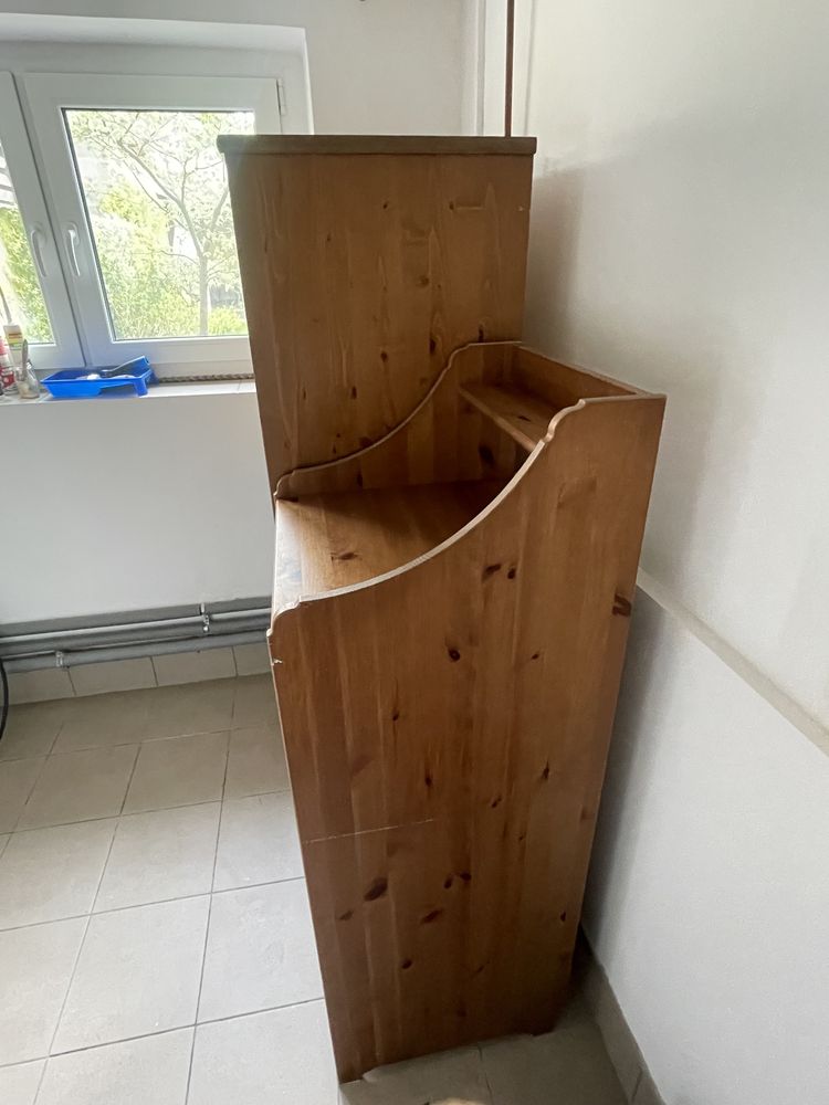 komoda i szafa z drewna sosnowego 850 zł