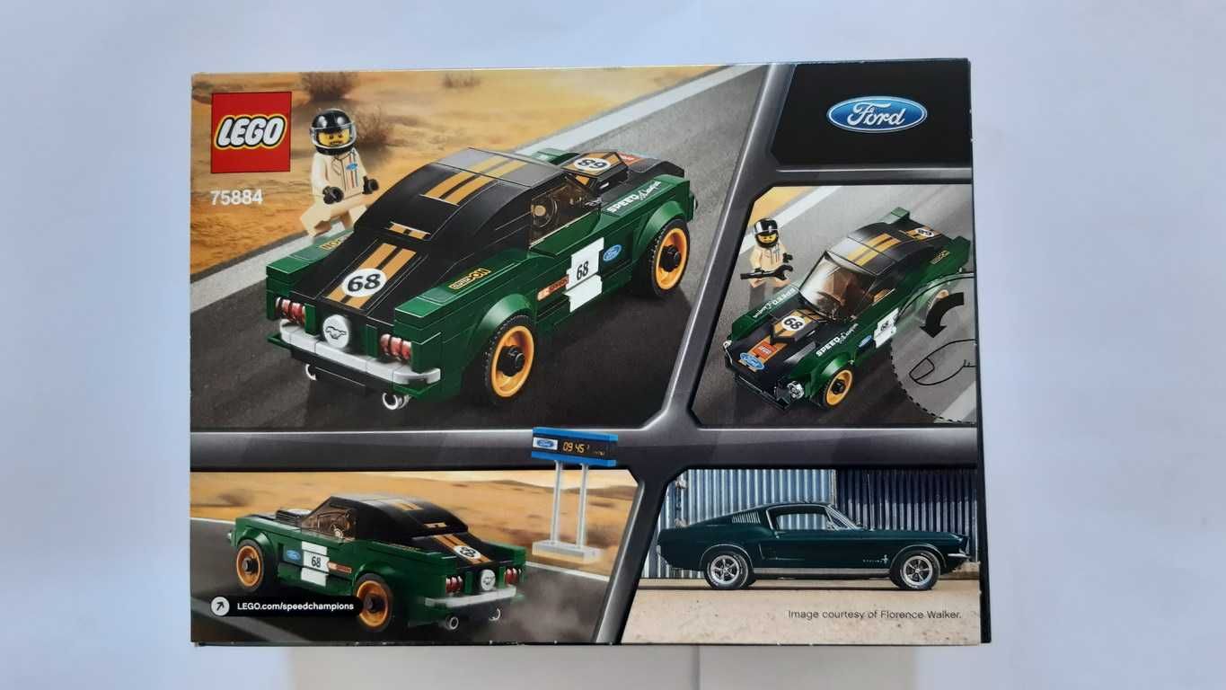 LEGO Speed Champions 75884 Ford Mustang 1968 Fastback selado