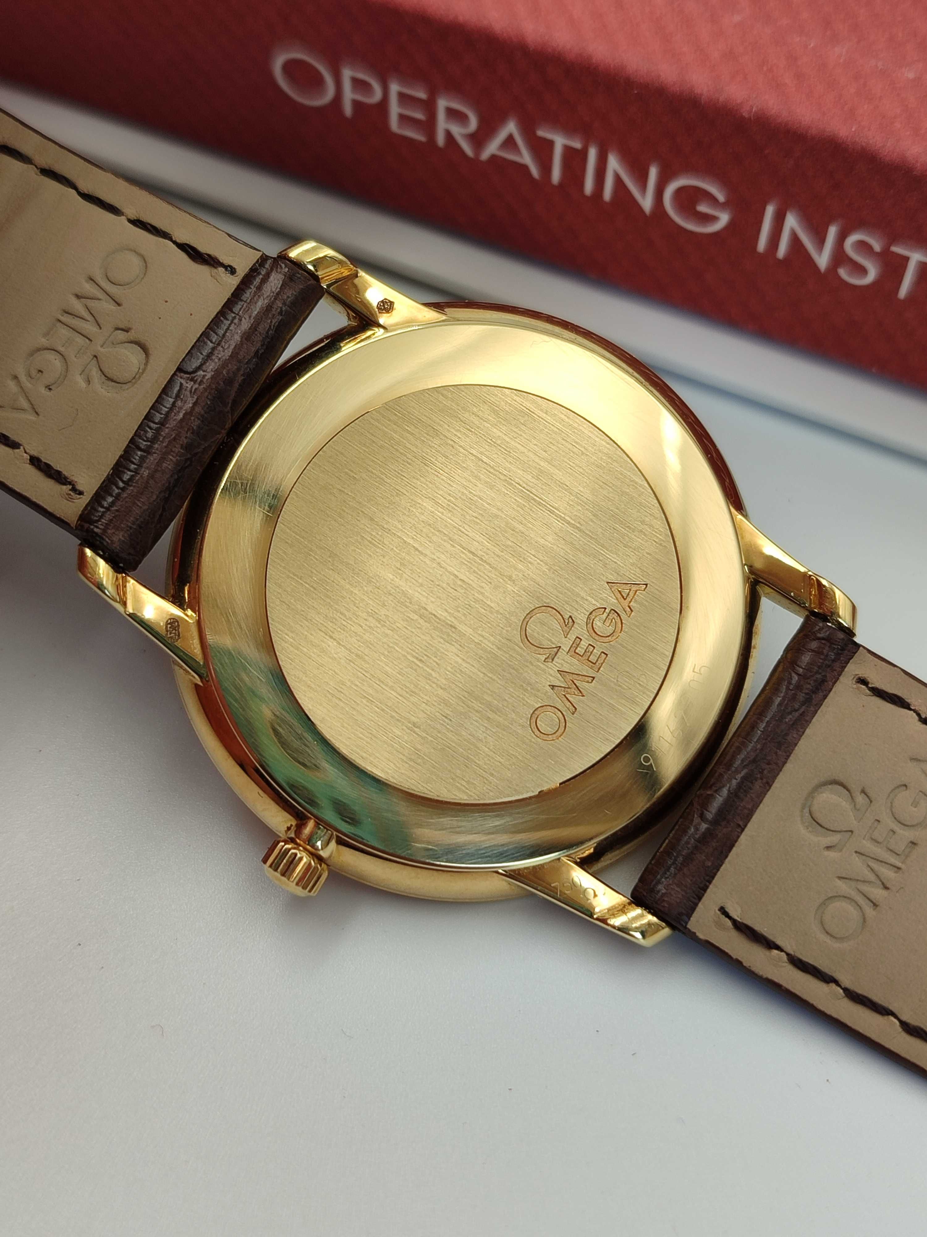 Nowa 18k złota Omega Prestige De Ville