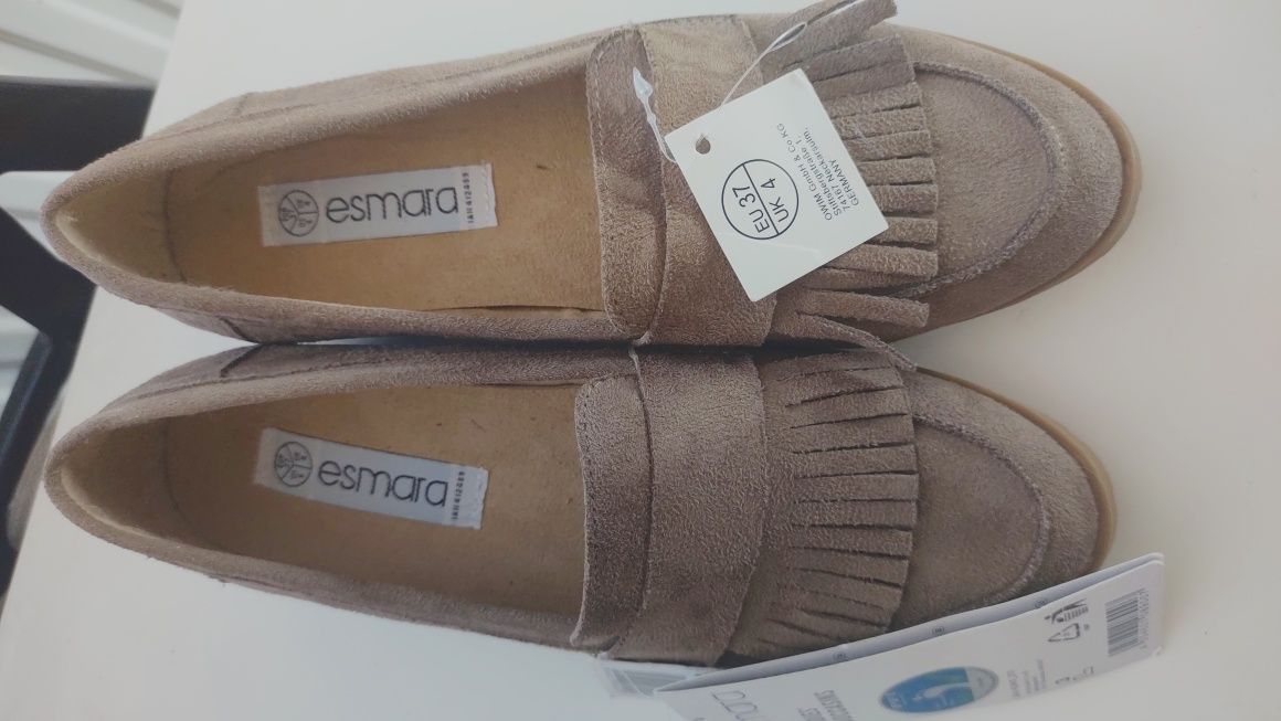 Mokasyny Esmara Nowe z metkami