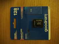 karta micro SD 128GB szybko 100mb/s + adapter  Nowa, nigdy nieużywana