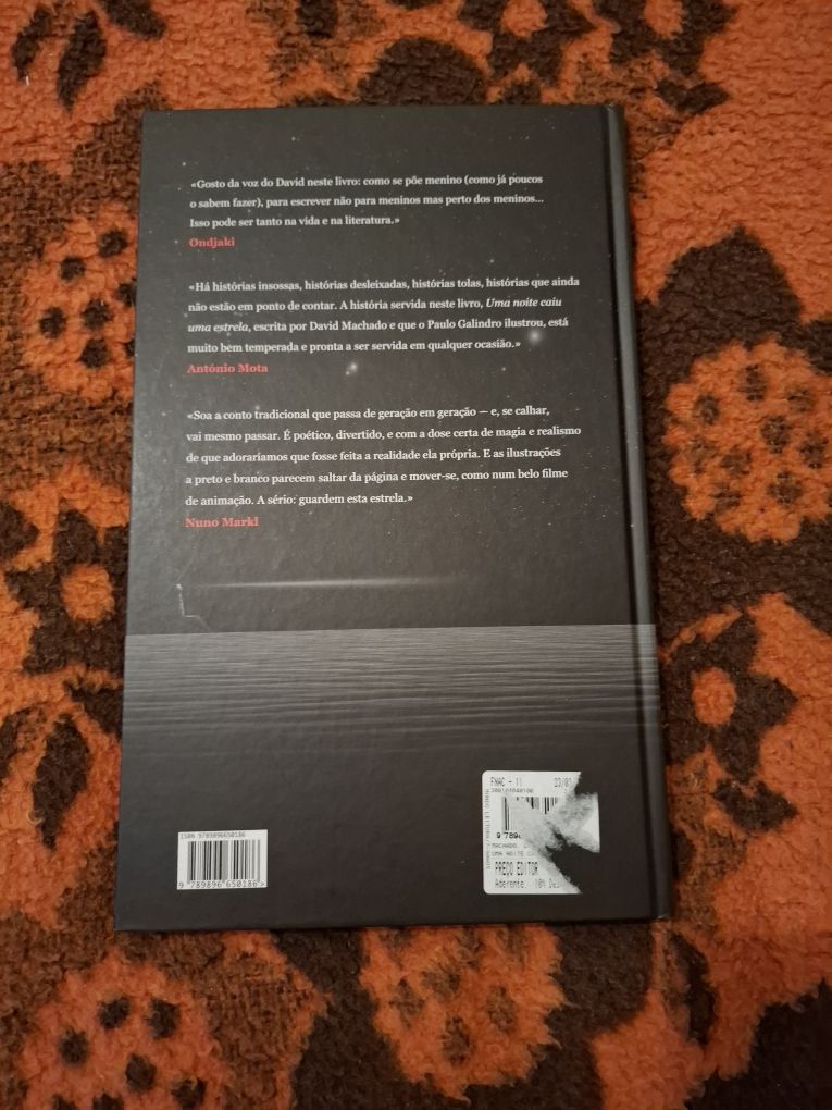 Uma noite caiu uma Estrela de David Machado