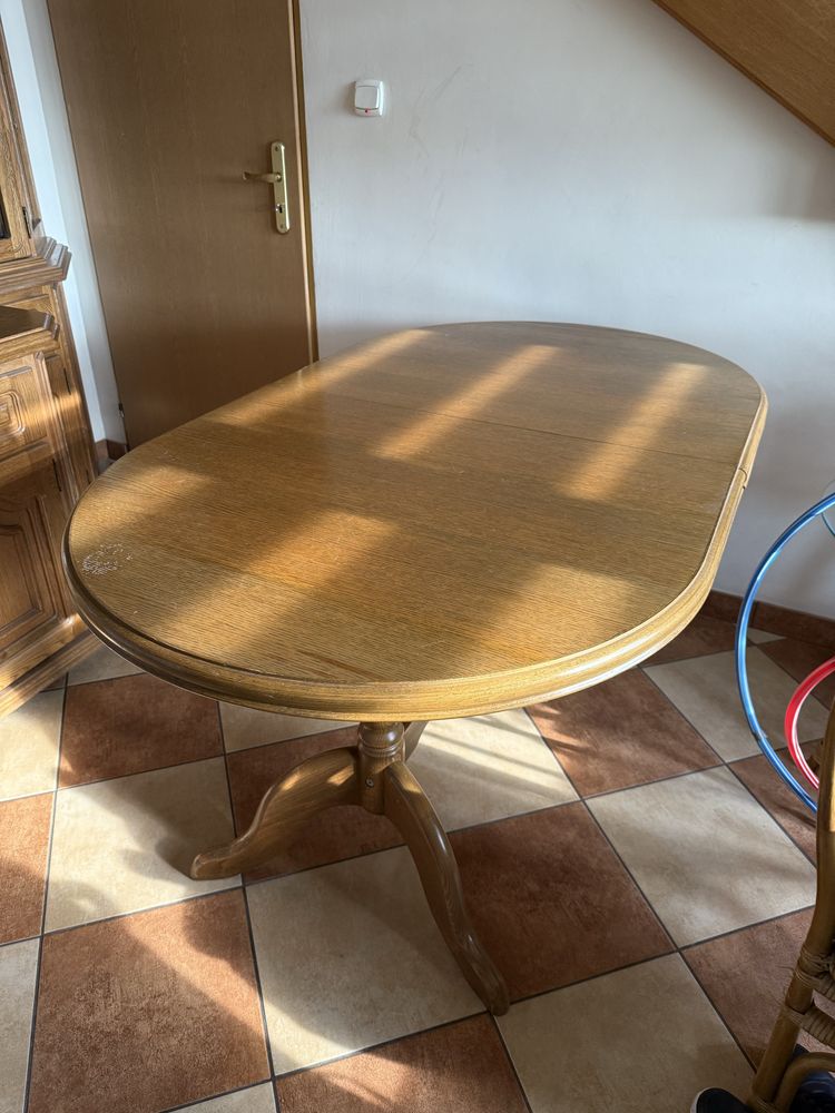 Stół dębowy rozkładany Retro