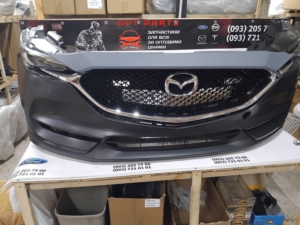 Бампер мазда сх5 кф MAZDA CX5 KF 2018 2019 2020 2021 накладка бампера