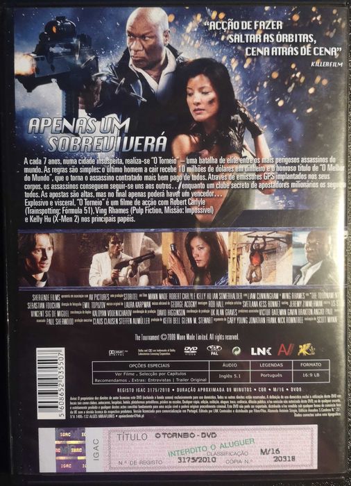DVD "O Torneio - Morte por Eliminação"