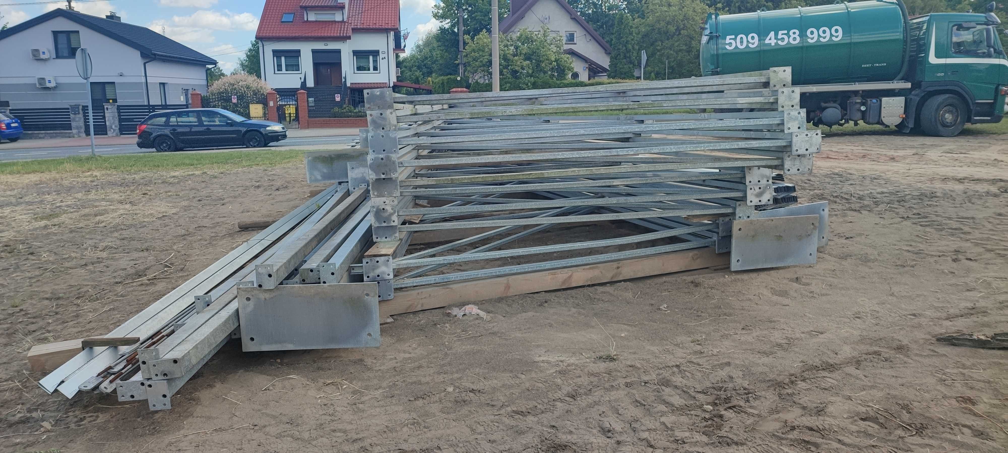 Hala stalowa konstrukcja ocynk nowa z projektem