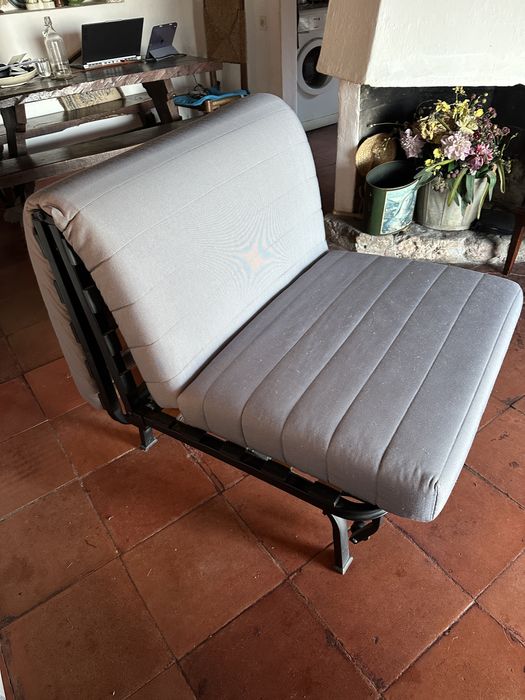 Sofa poltrona cama solteiro