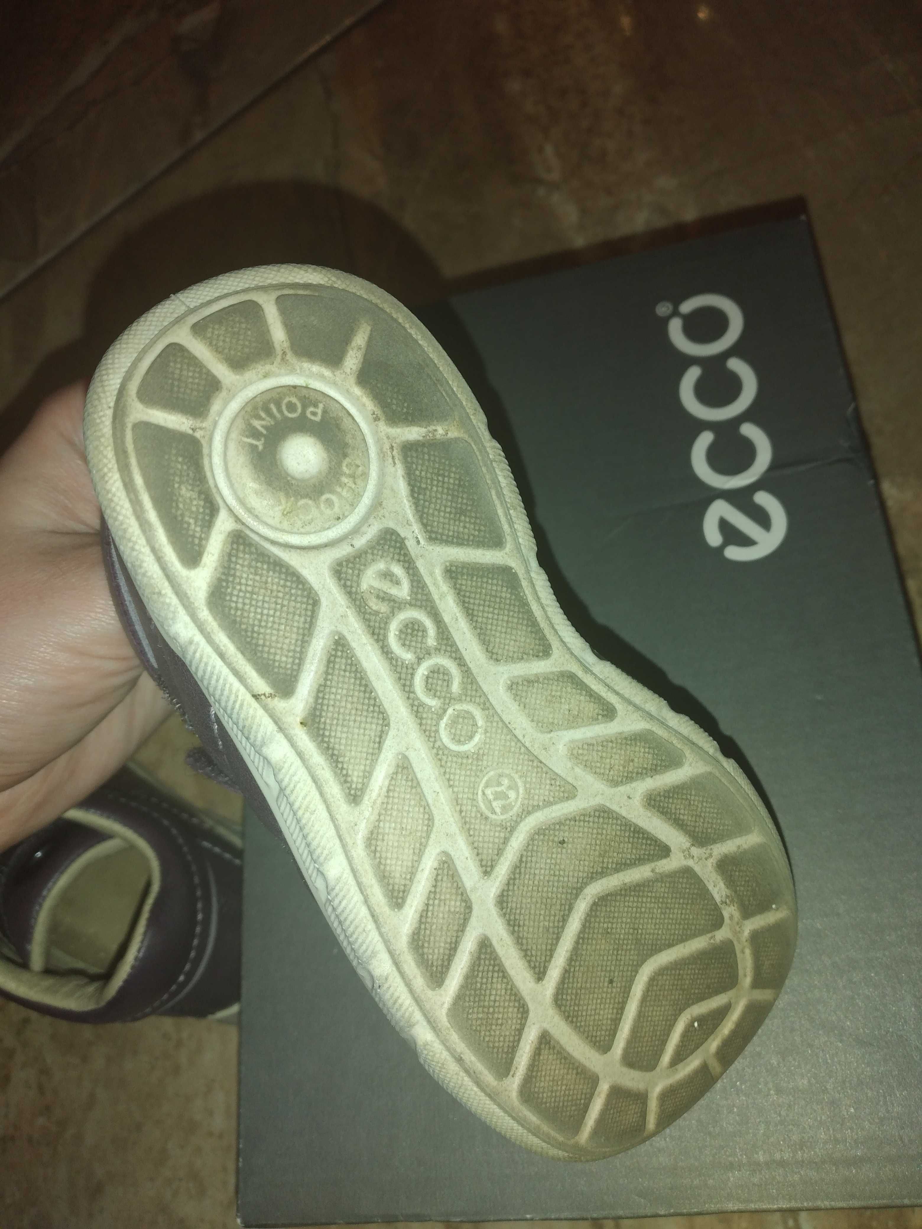 Buty ecco first dla dziewczynki polbuty skóra naturalna 22 fioletowe