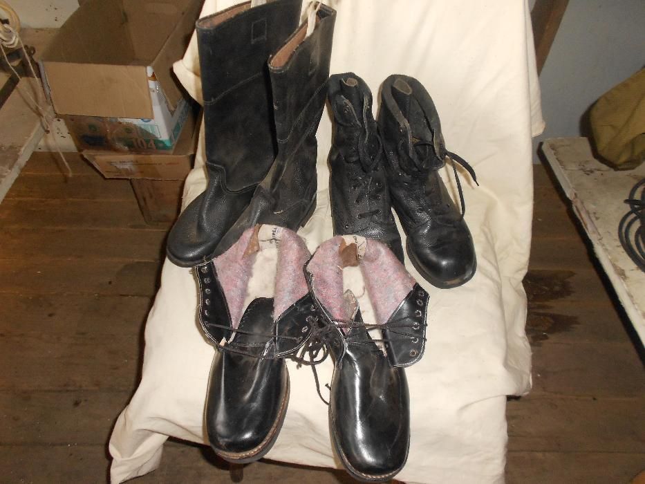 ботинки и туфли военные советские