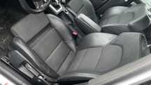 AUDI A4 B6 B7 tapicerka fotele SLINE skóra czarne skórzane podgrzewane