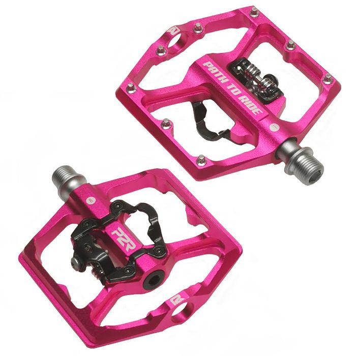 Pedały Rowerowe Platformowe Spd Dwustronne P2R Flatman 70Spd Pk
