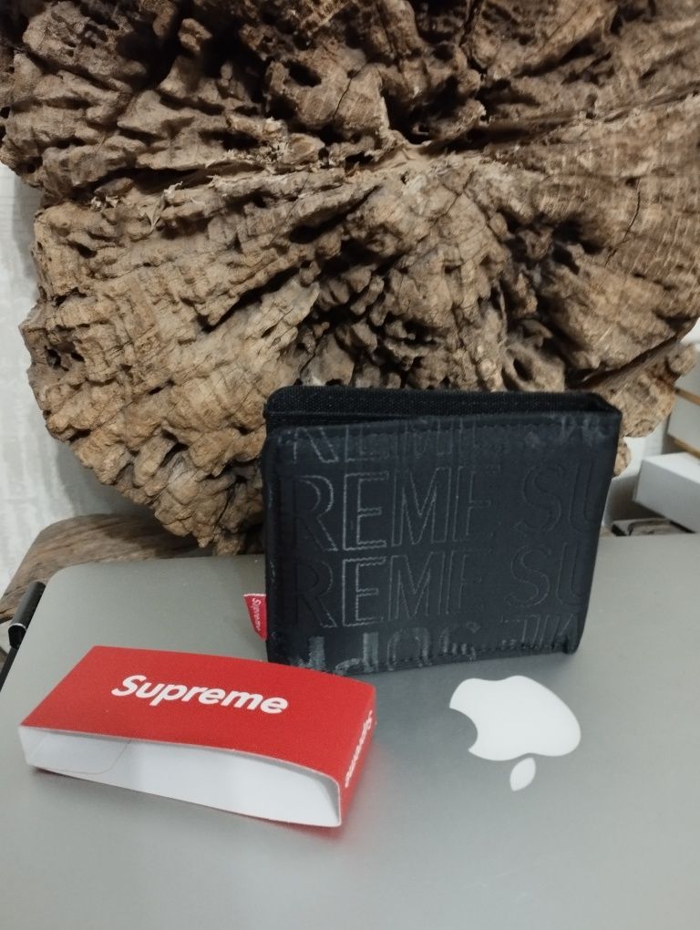 Гаманець Суприм Supreme чорний кошелек