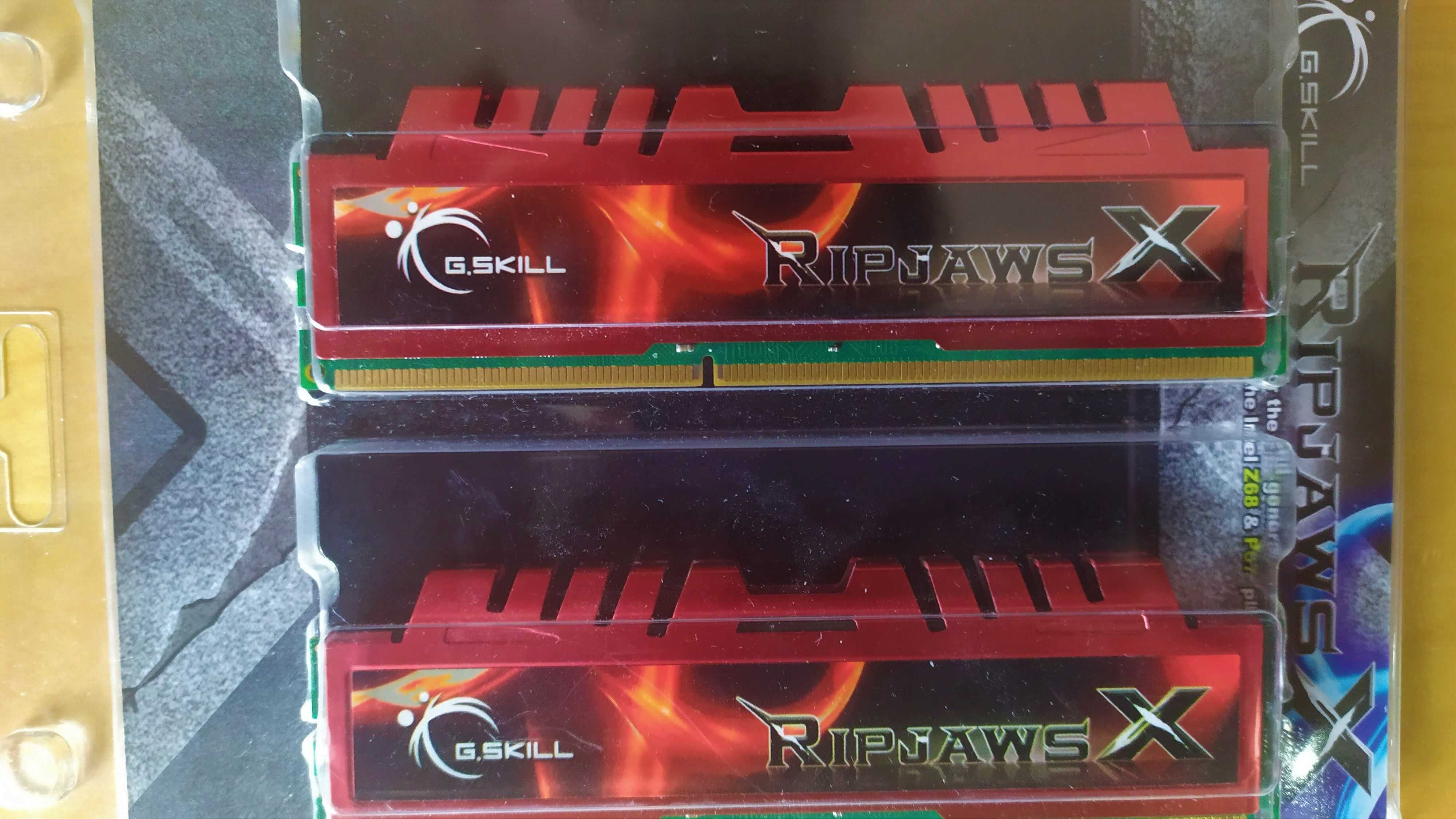8 GB Memória RAM DDR3 1600 (G. Skill Ripjaws)