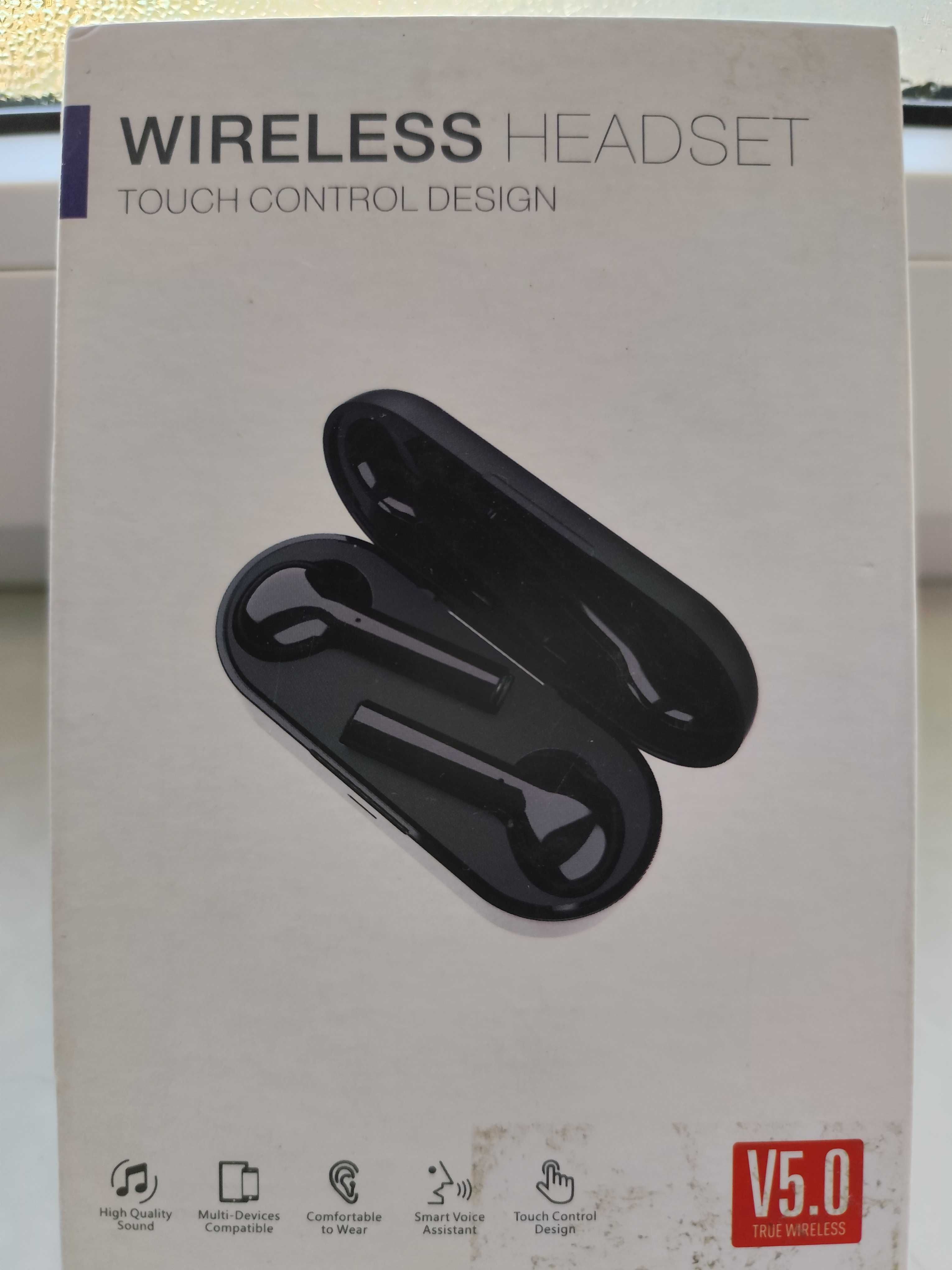 Беспроводные наушники. Bluetooth Jablue JS18 Белые.