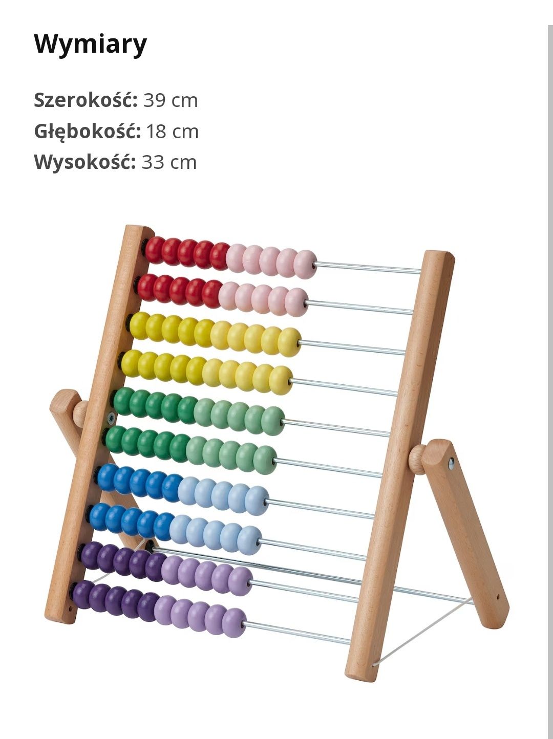 Liczydła ikea stan idealny