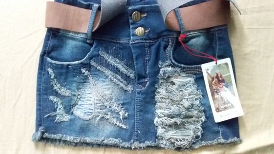 Юбка джинсовая рваная, новая -Asi Sea-colombia-08- оригинал (