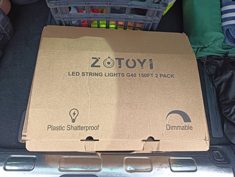 ZOTOYI G40 Led Lights String 45m Zewnętrzny łańcuch świetlny LED
