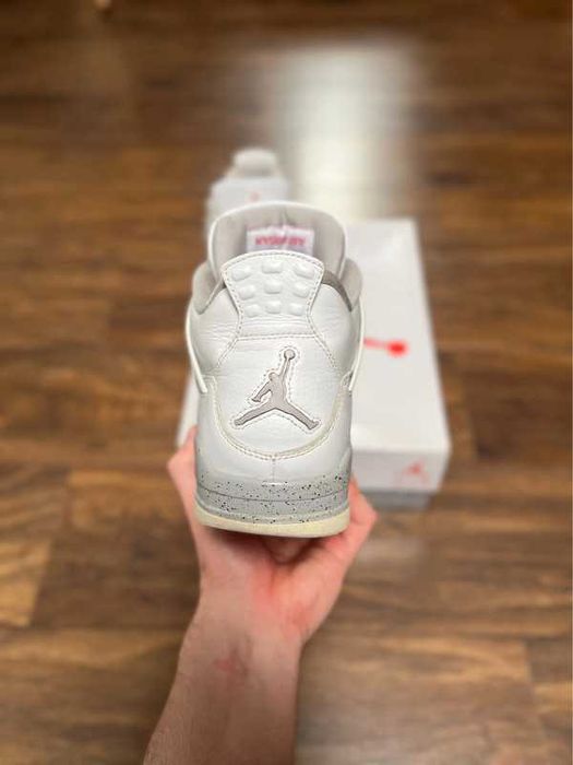 "Buty koszykówki "Jordan_4_Retro_Tech_White_Oreo_Roz.41