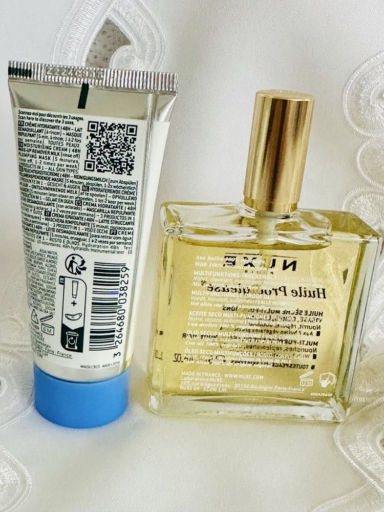 Zestaw Nuxe(suchy olejek 50 ml+krem 30 ml)