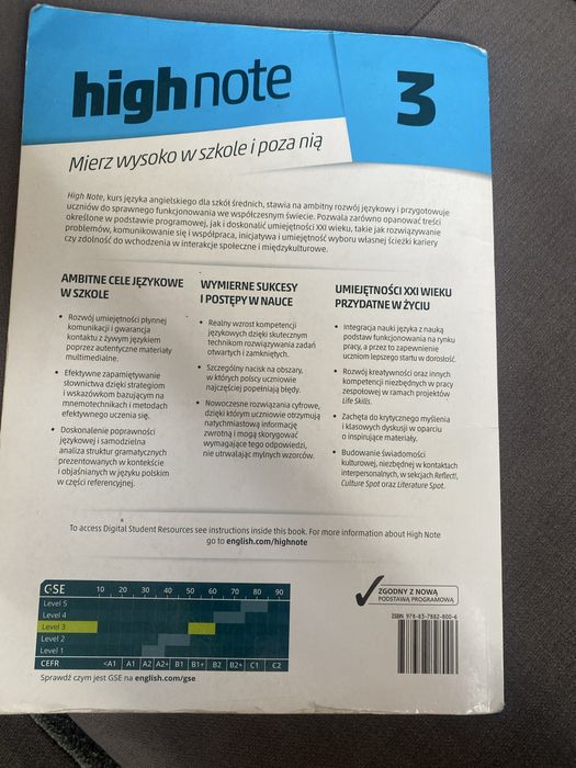 High note 3 workbook