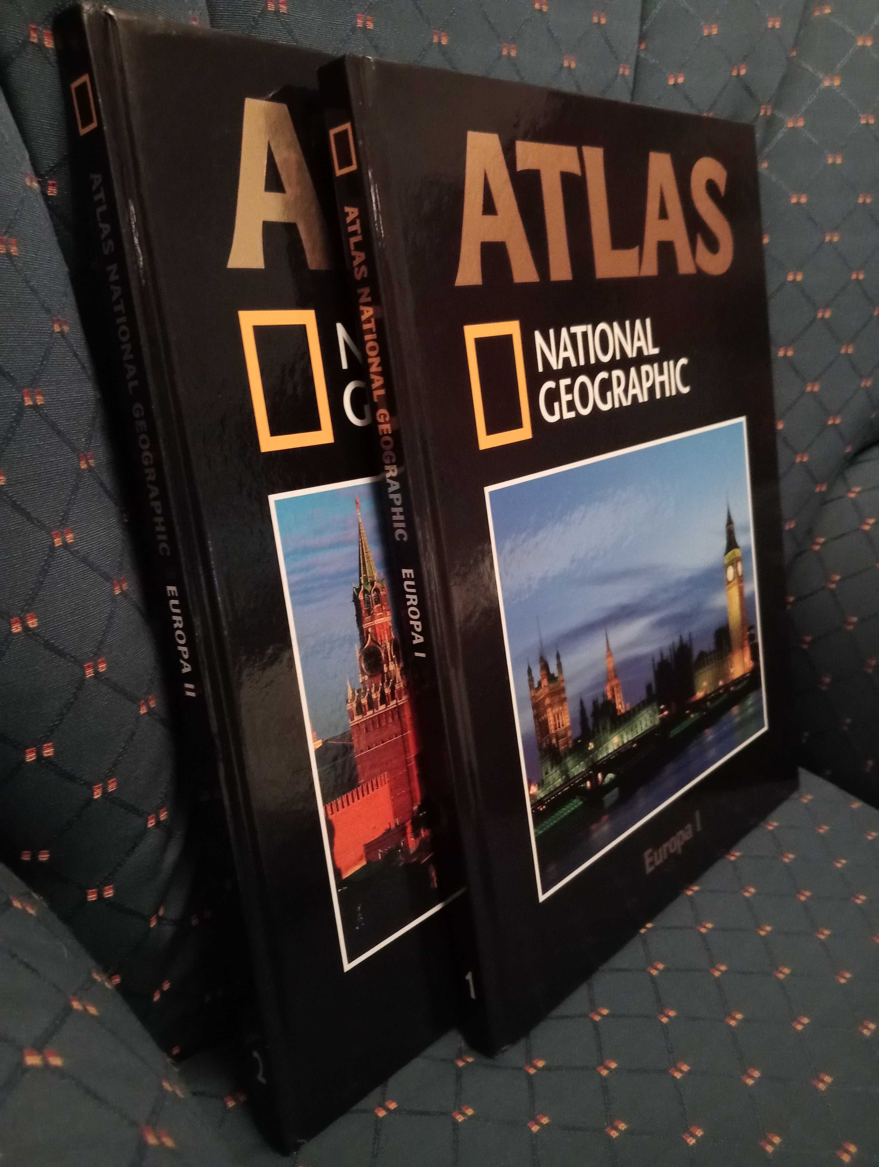 Atlas National Geographic 2 volumes