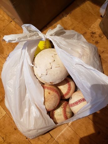 Piłki baseball bejsbolowe, około 20szt.