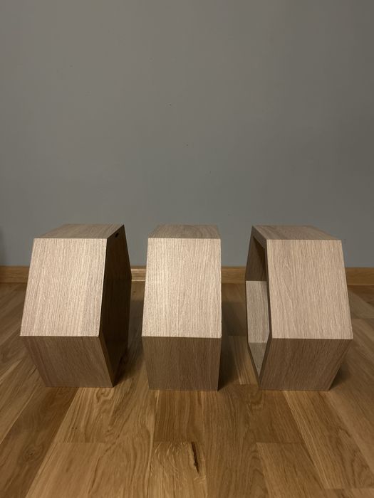 Zestaw trzech półek heksagonalnych