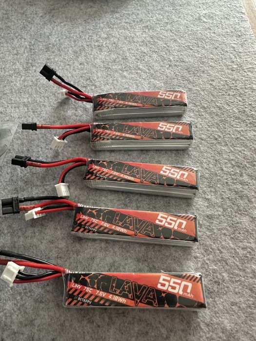 5 Baterias Lava 550mAh 2S