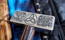 Młot Thora Mjölnir nordycki runy Valknut Vegvisir Kompas Wikingów Odyn