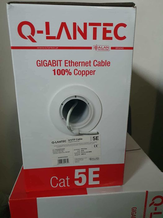 Kabel UTP kat.5e PVC 4PR 305m Q-LANTEC