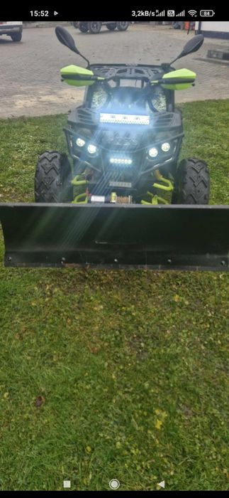 Quad BARACUDA 250 BRT.wyciaga bardzo zadbany .rka i pług do śniegu Moż
