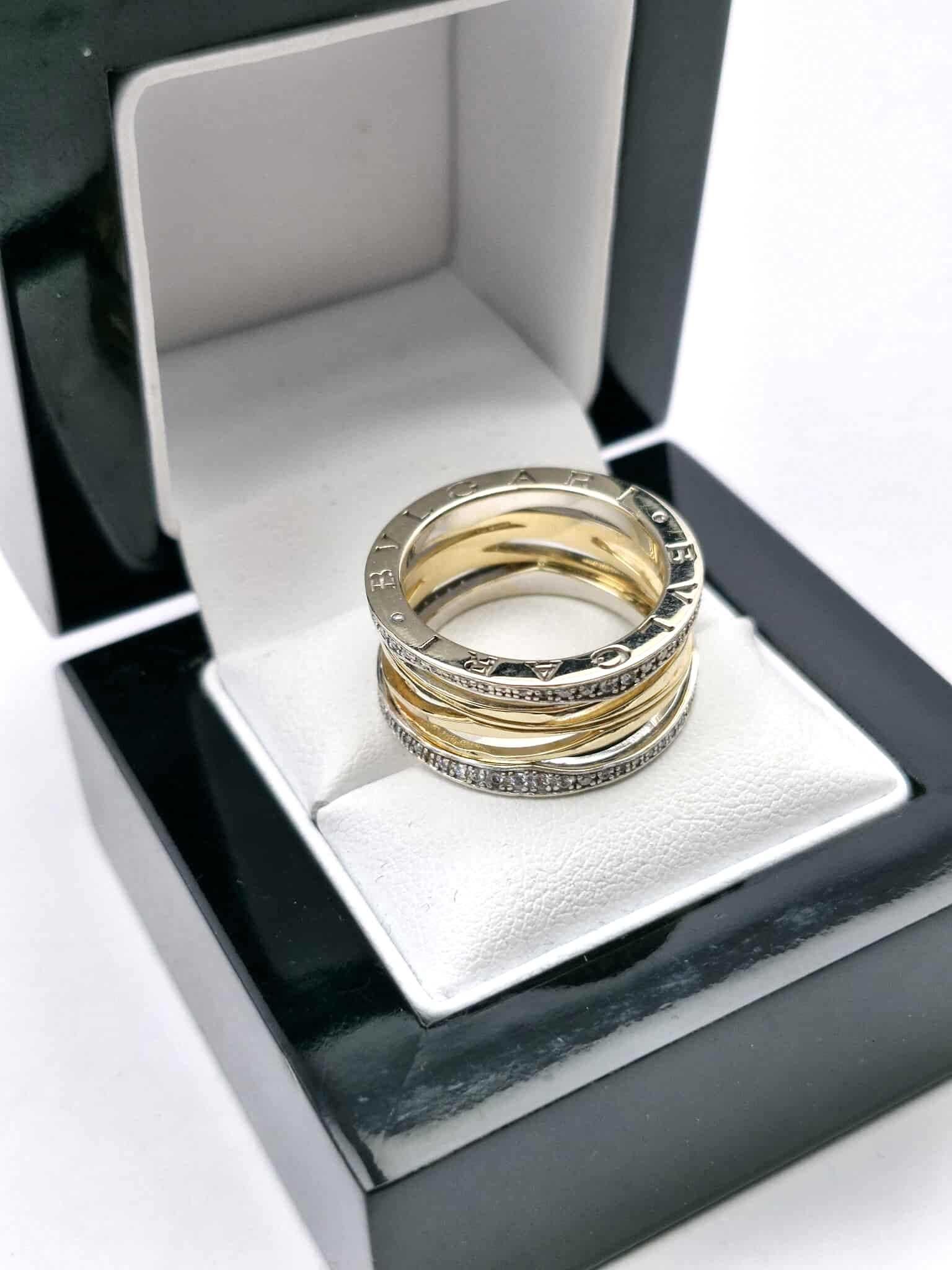 Złota Obrączka z Diamentami 0,80CT P585 10.55g R18