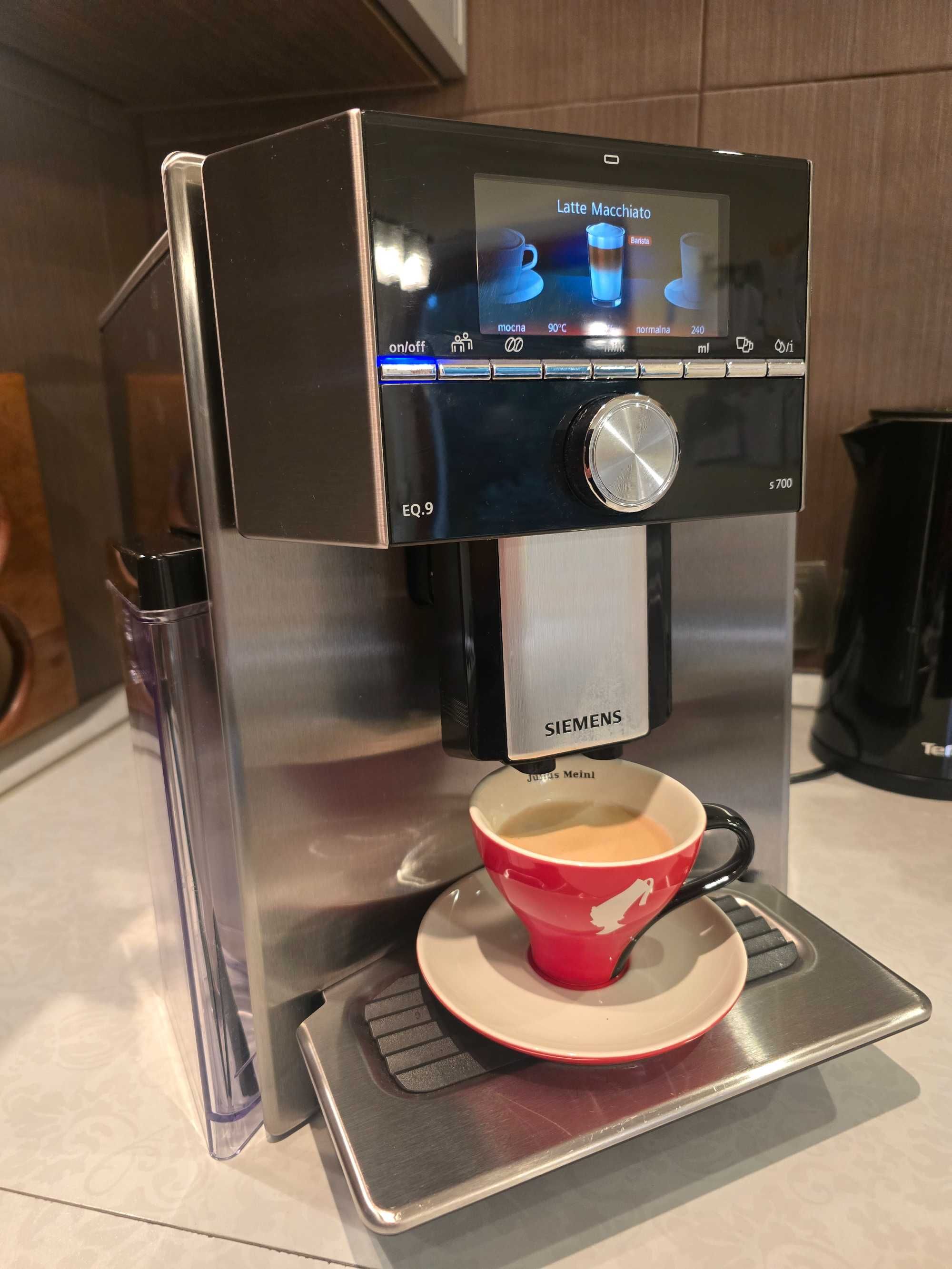 Ekspres Siemens EQ9 s700, wysoki model . Super stan