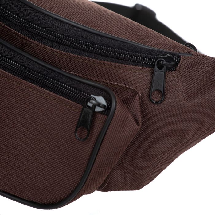 NERKA saszetka biodrówka solidna polska N001 c.brązowa