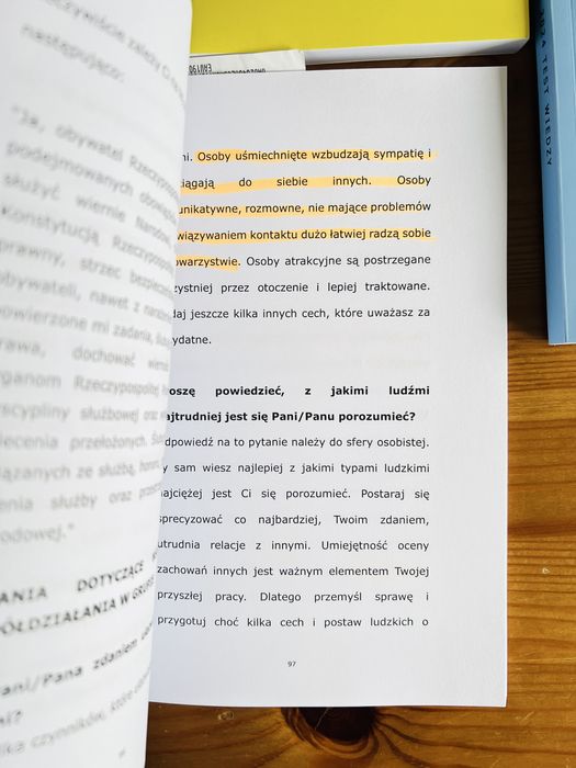 Test wiedzy do policji psychologiczny Zbiór zadań 3 sztuki zestaw