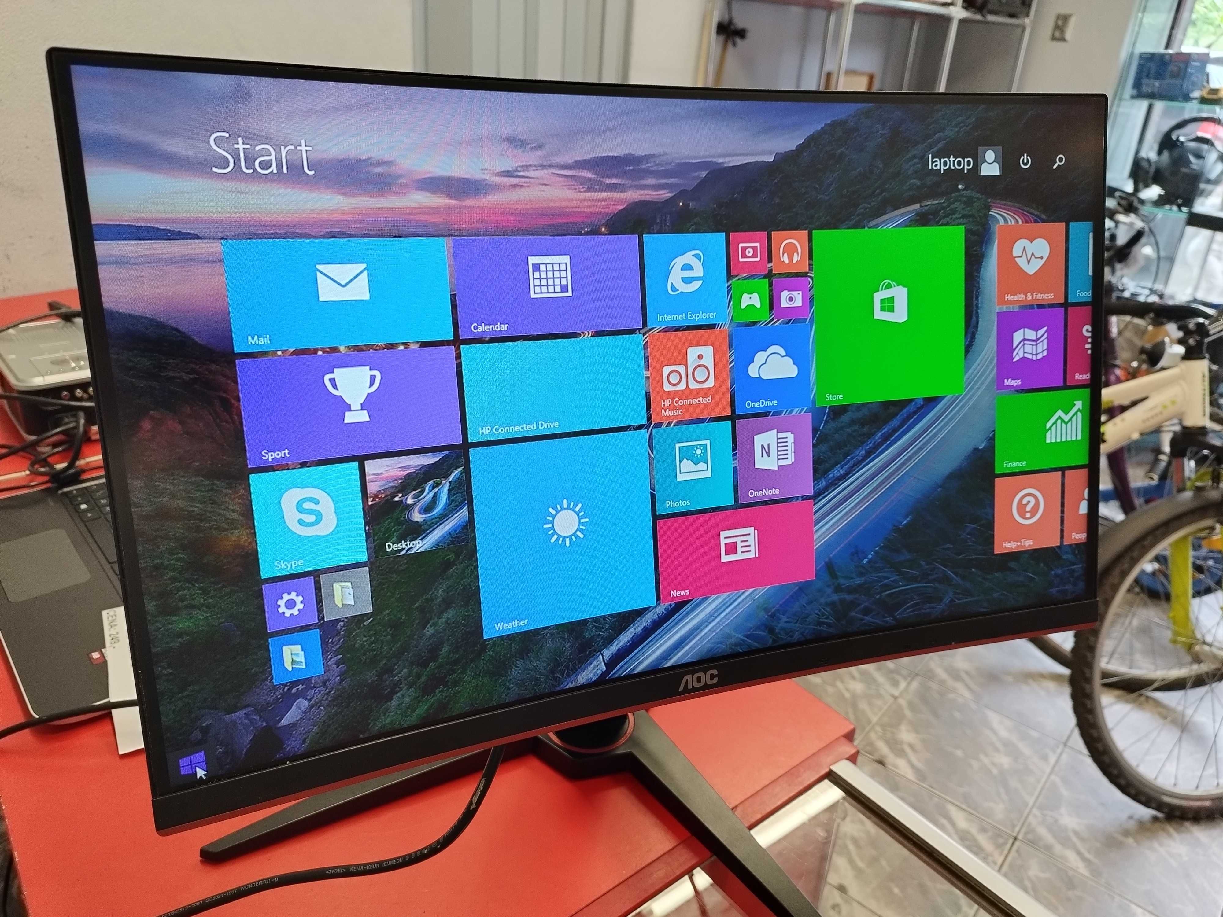 Monitor gamingowy LED AOC C24G1 24 " 1920 x 1080 px VA
