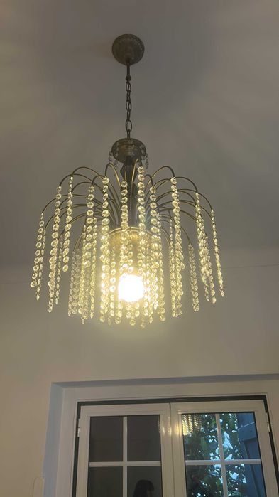 Candeeiro vidro vintage