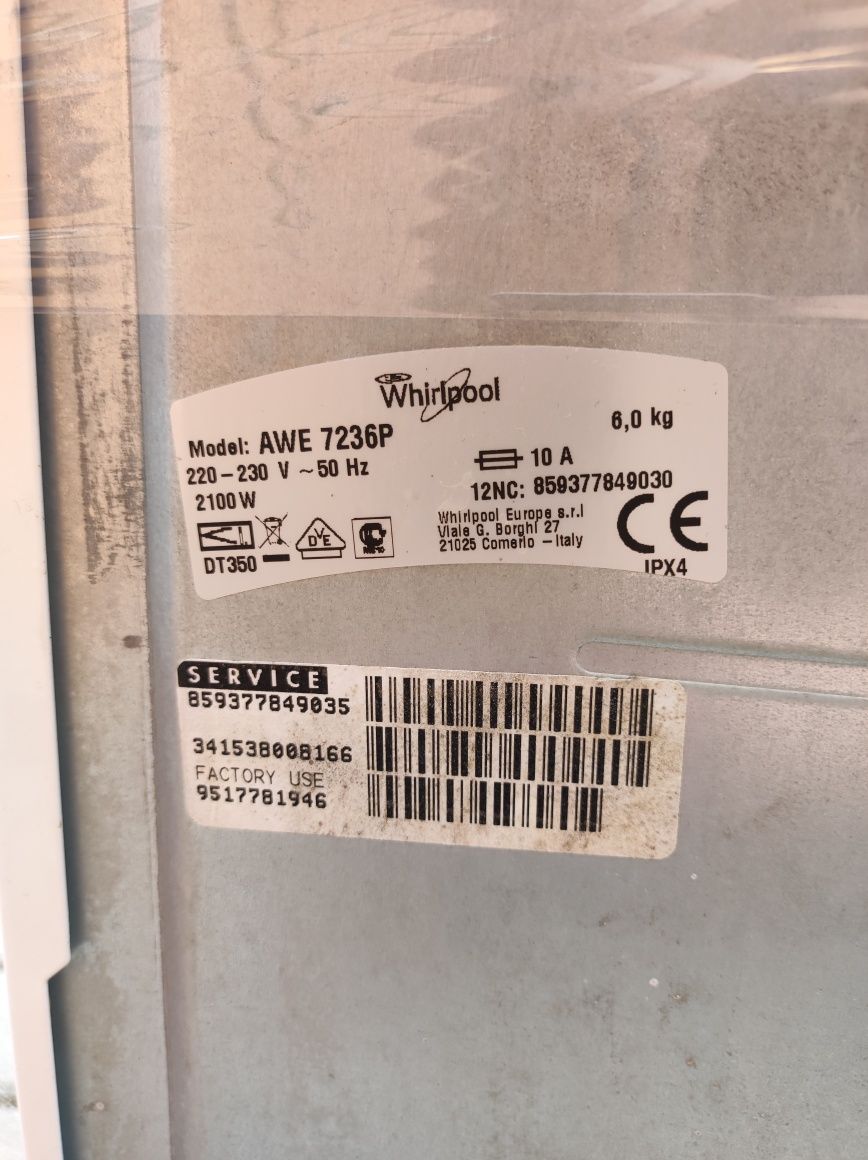 Części Pralka Whirlpool AWE 7236P