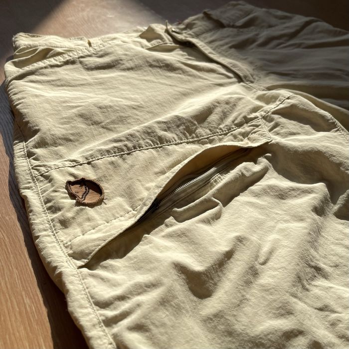 Трекинговые карго шорты Fjallraven бежевые