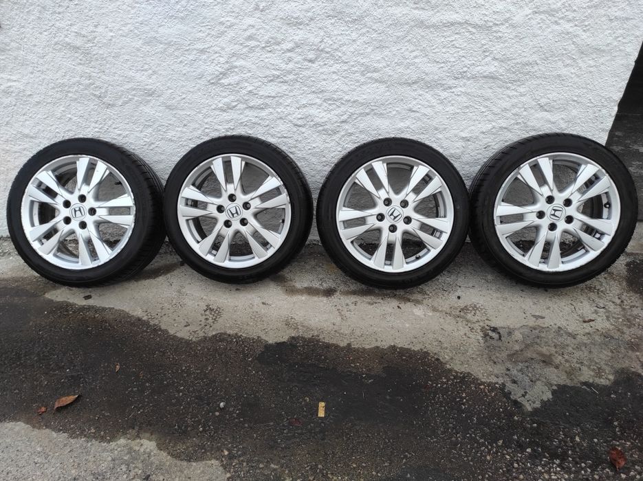 Jantes Especiais 17 5x114.3 C/Pneus Novos Honda Civic EP FN FK EU