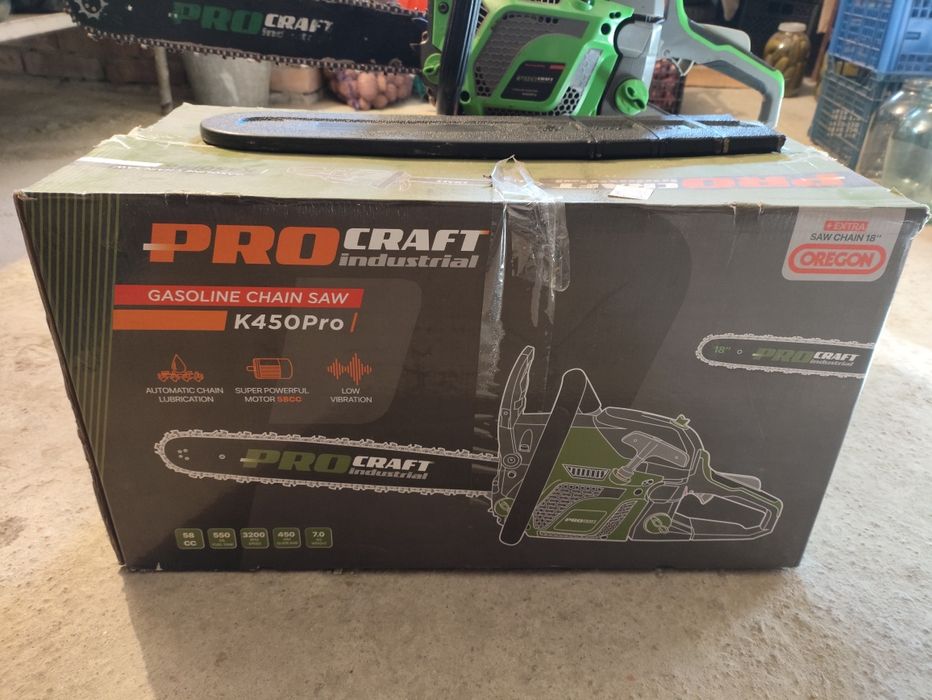 Бензопила ProKraft industrial K450Pro