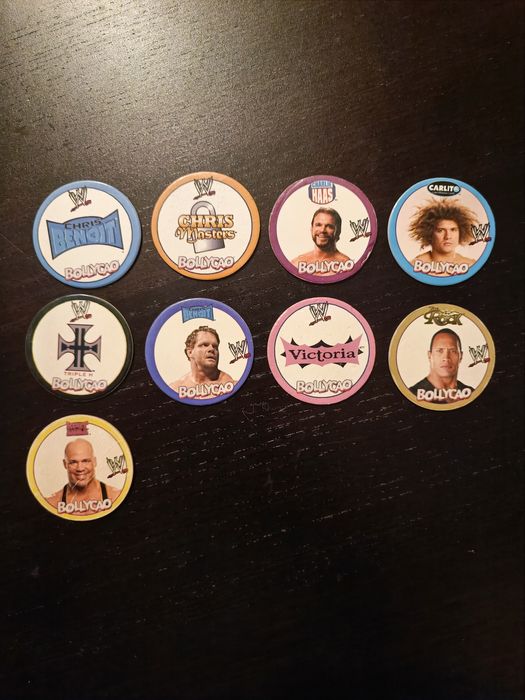 Lote tazos WWE bollycao