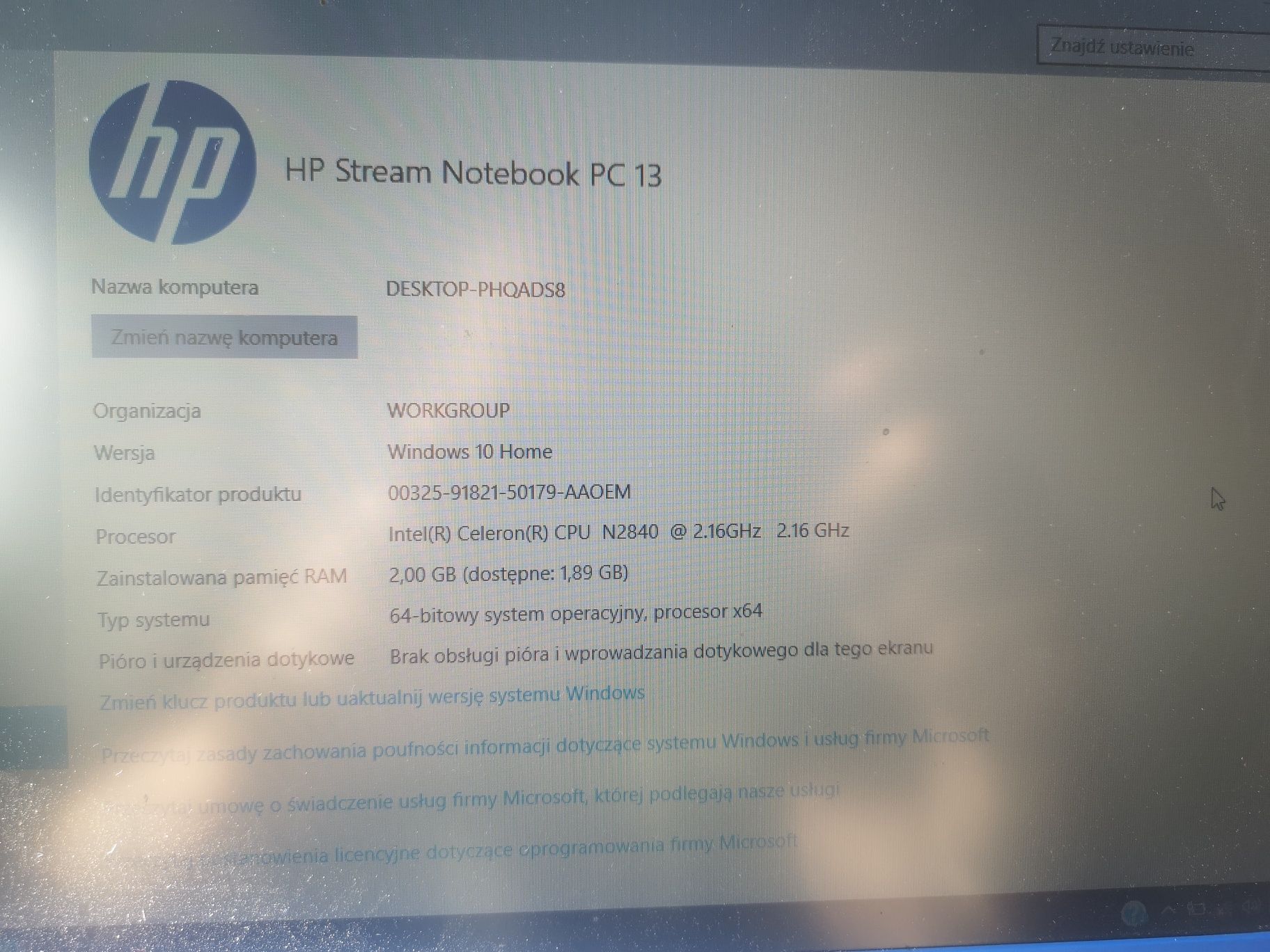 HP Notebook pc 13c