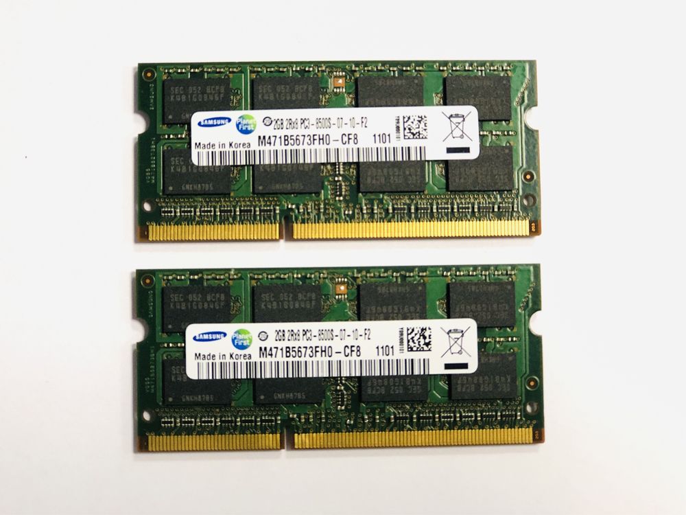 Samsung M471B5673FH0-CF8 pamięć RAM 4GB SO-DIMM DDR3 do laptopa 2x2GB