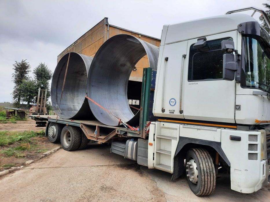 Transport maszyn rolniczych stali , balotów , kontenerów  14ton