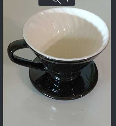 Керамічна воронка - дриппер для заварювання кофе методом  "пуровер"